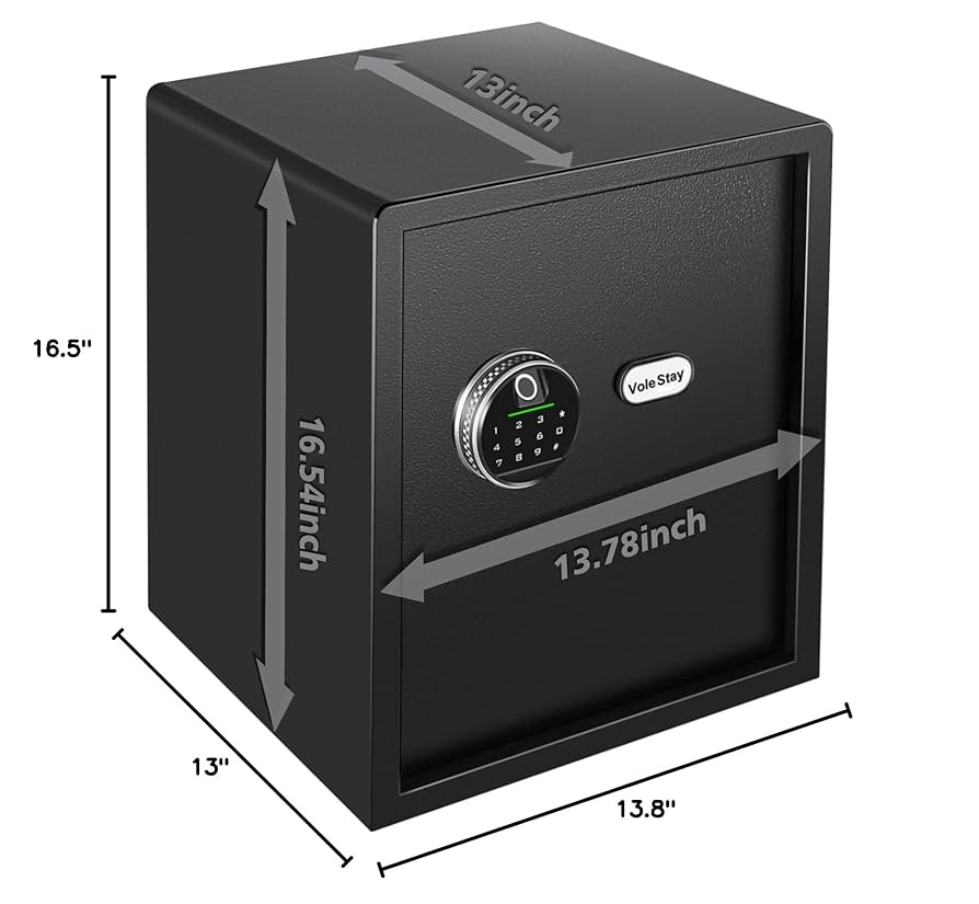 タルコフ　鍵付き金庫　HomCom Biometric Safe Box Biometric Home Safe, Fingerprint Gun Safe Lock Box,Money Box